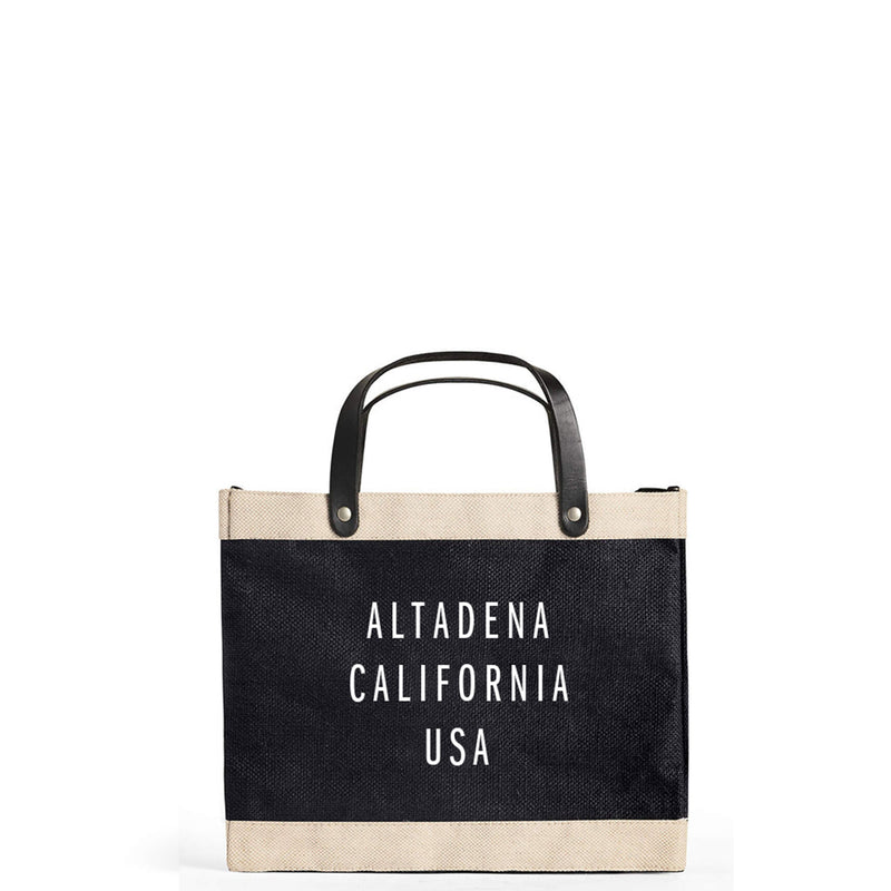 Petite Market Bag in Black for L.A. “ALTADENA”