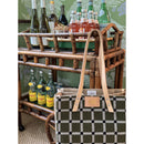 Wine Tote in Chenille Window Sage