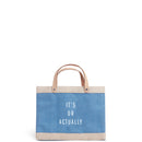Petite Market Bag in Parisian Blue