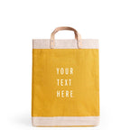 Market Bag in Carrot: approved customizable front