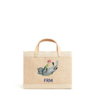 Petite Market Bag in Natural Black Cat by Amy Logsdon