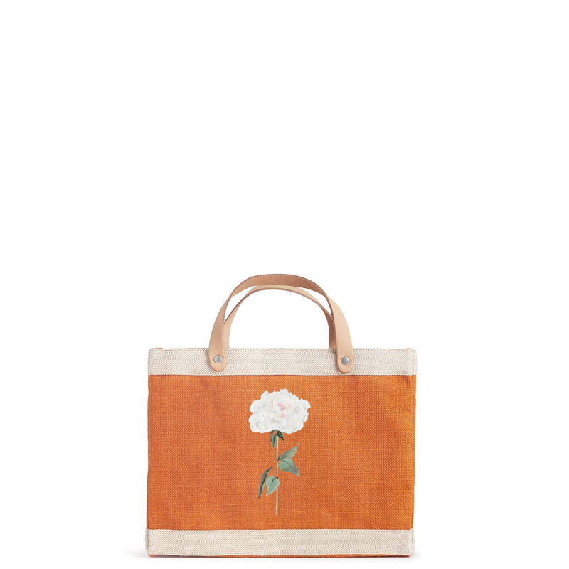 Petite Market Bag in Citrus Peony by Amy Logsdon