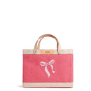 Petite Market Bag in Amaranth Bow