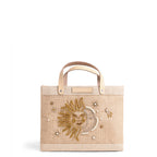 Petite Market Bag in Natural with Sun & Moon Bead