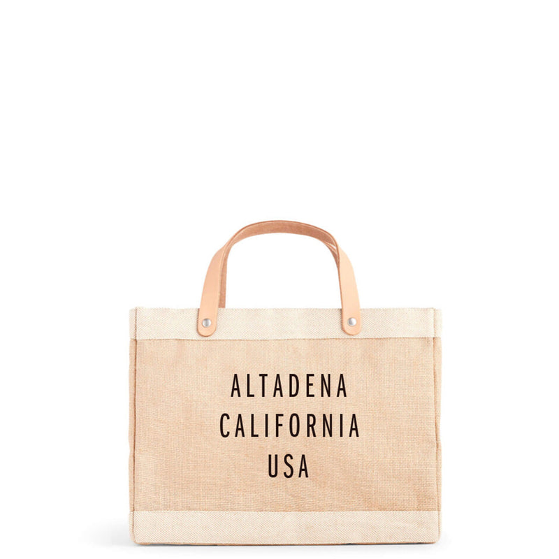 Petite Market Bag in Natural for L.A. “ALTADENA”