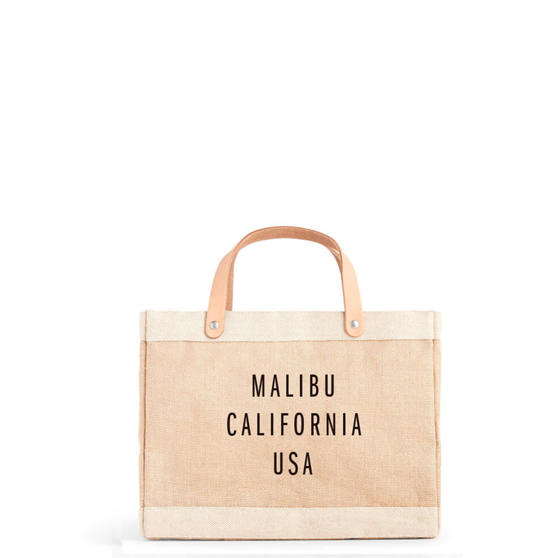 Petite Market Bag in Natural for L.A. “MALIBU”