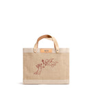 Petite Market Bag in Natural Cherubs