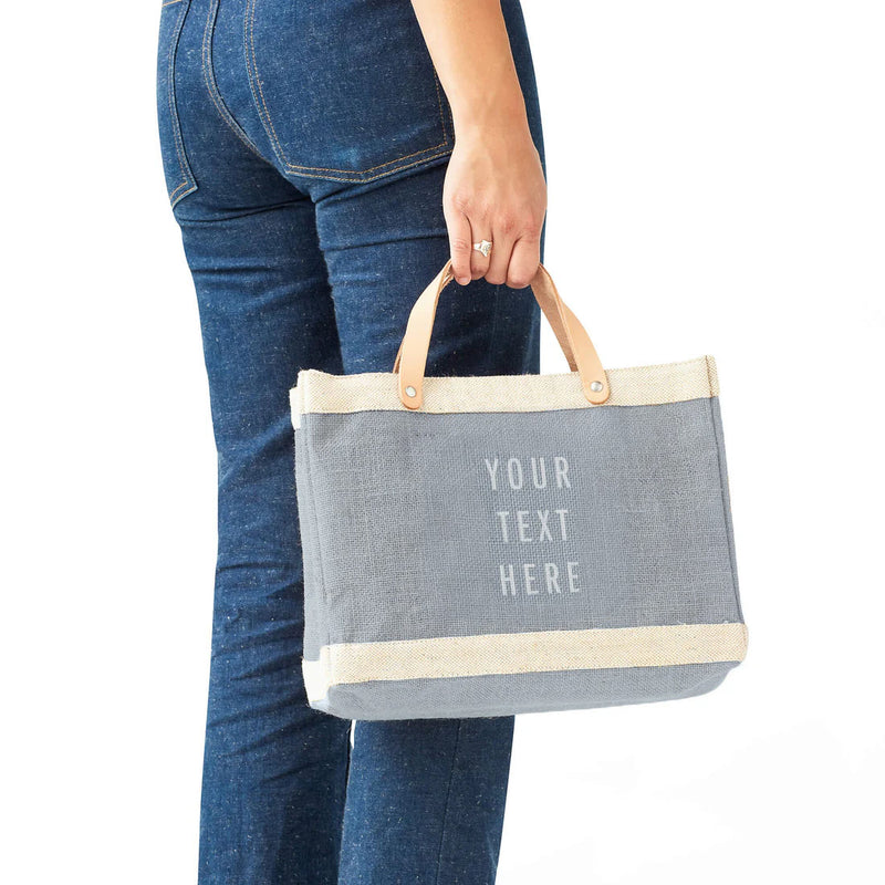 Petite Market Bag in Cool Gray