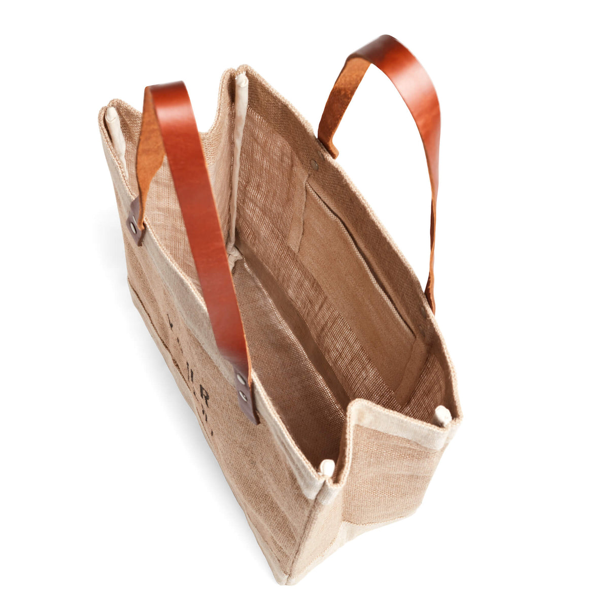 Market Tote in Natural Blank
