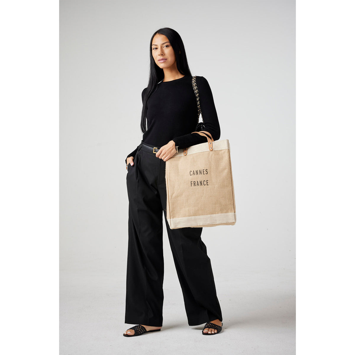 新品 atdawnアットドーンMarket Bag by Apolis Market Bag in Black