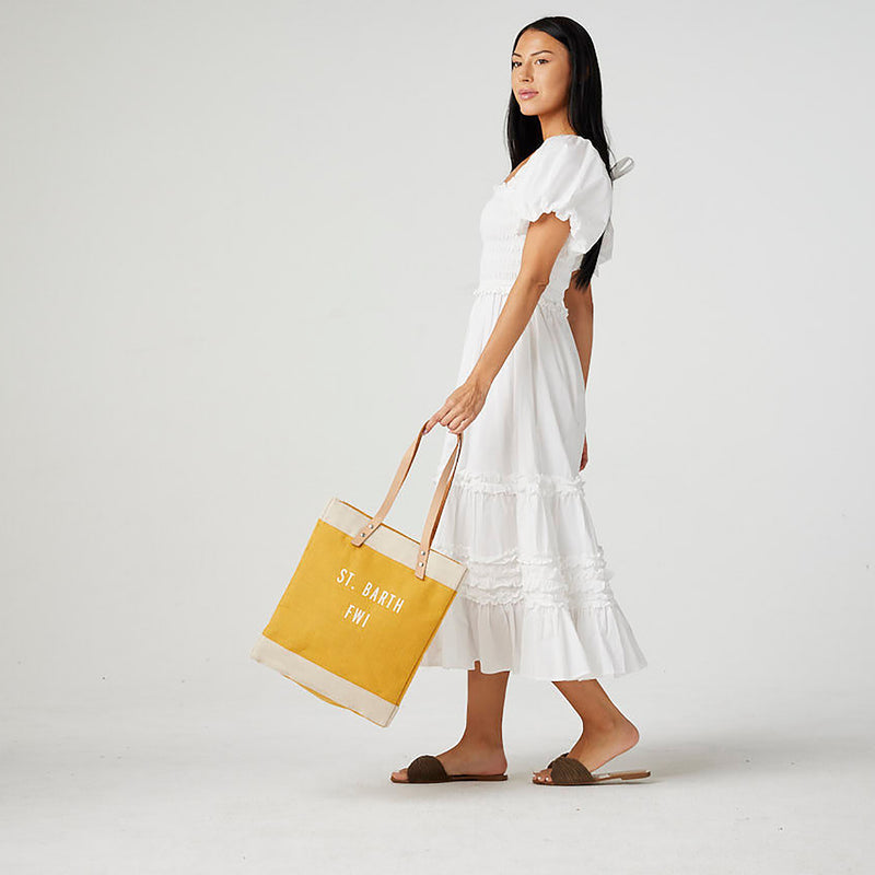 Market Tote in Gold