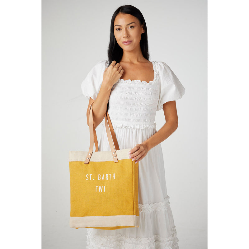 Market Tote in Gold