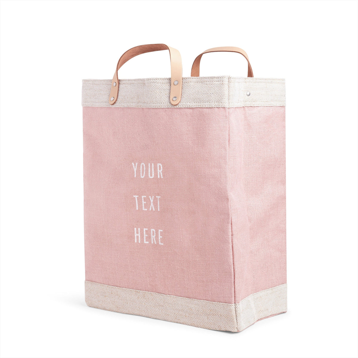 Mahjong Collection: Market Bag in Blush