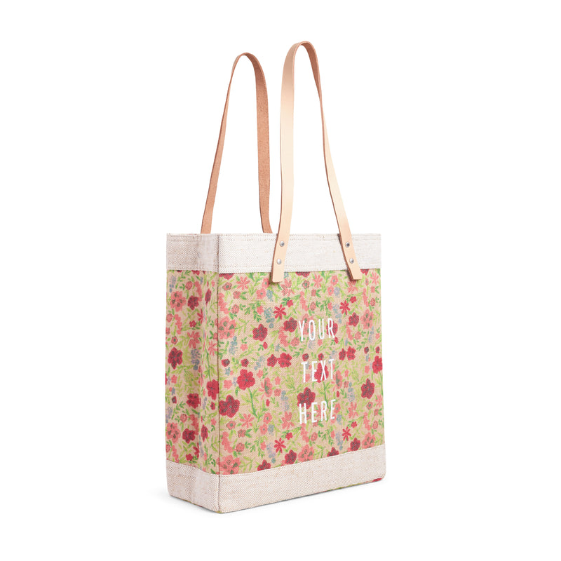 Market Tote in Floret by Amy Logsdon