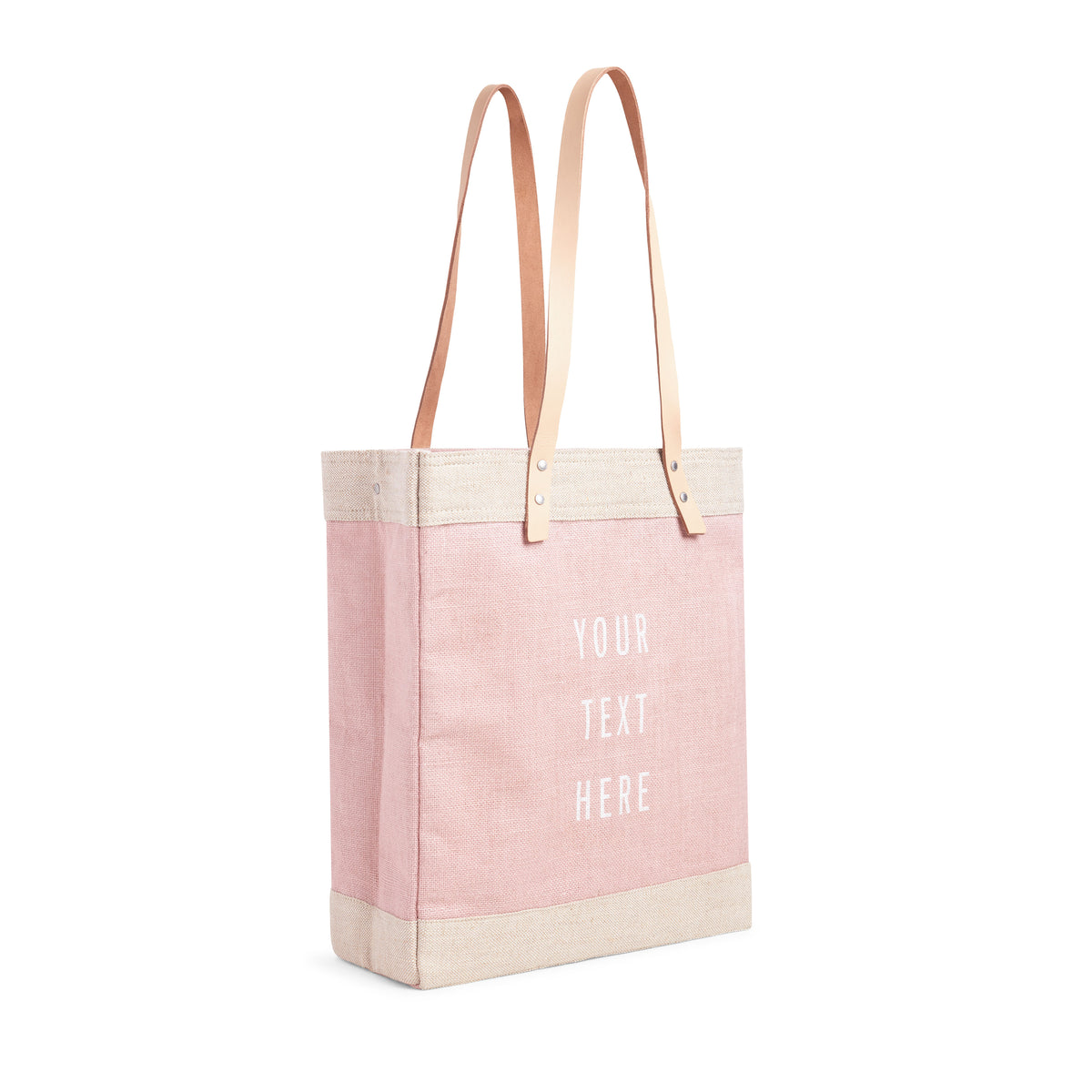 Market Tote in Blush