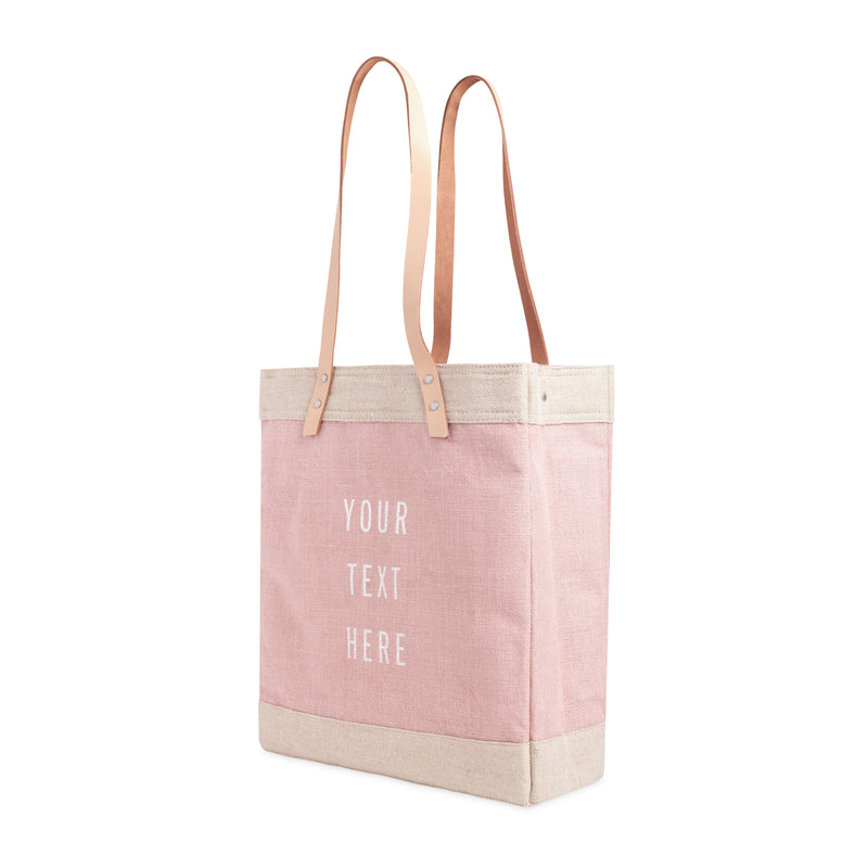 Market Tote in Blush