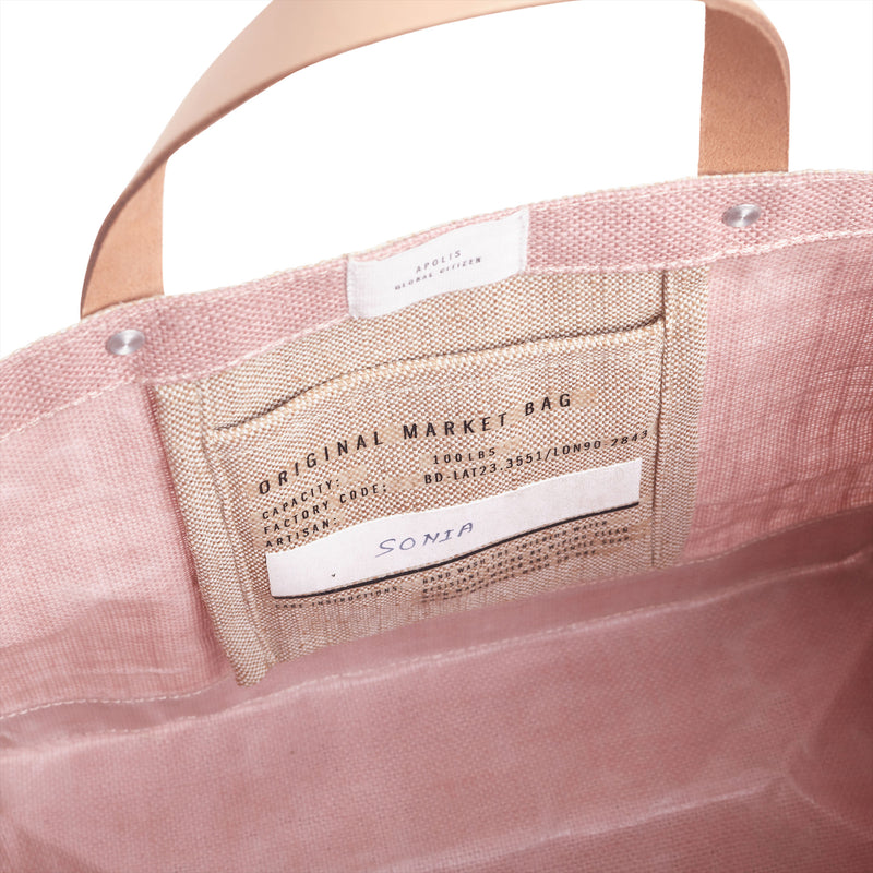 Petite Market Bag in Blush Shadow Monogram
