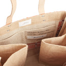 Wine Tote in Chenille Window Brick