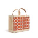 Petite Market Bag in Chenille Window Brick