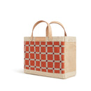 Petite Market Bag in Chenille Window Brick
