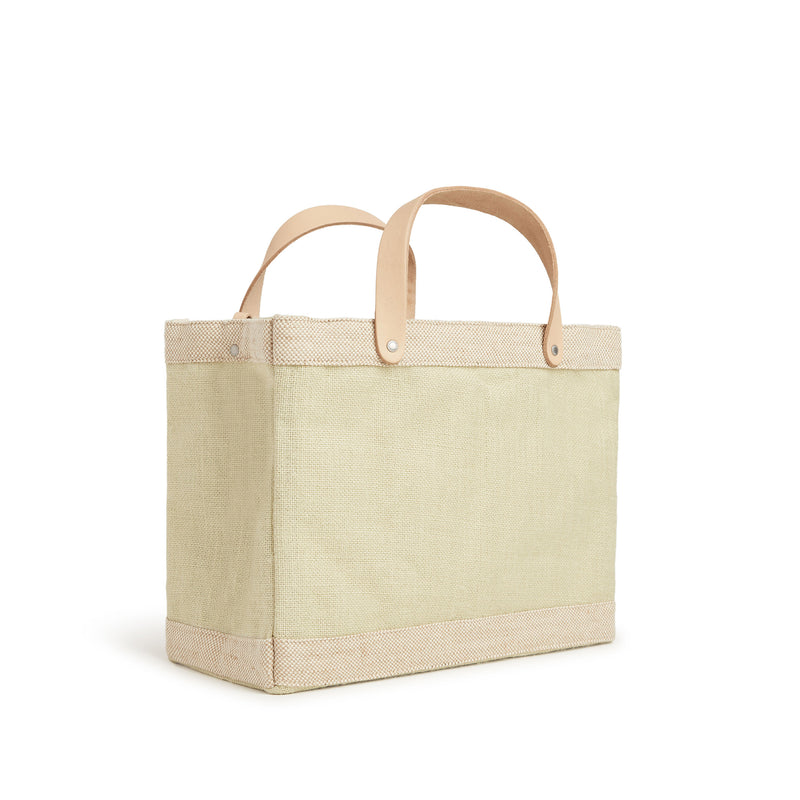 Petite Market Bag in Mint Sorbet  with Strap