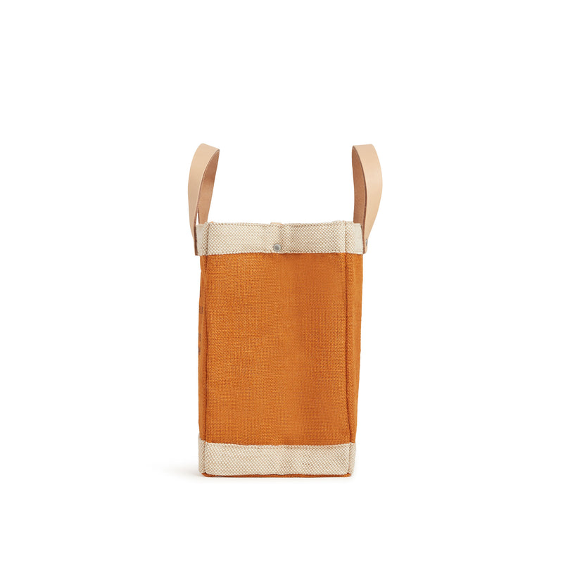 Petite Market Bag in Cognac Dachshund