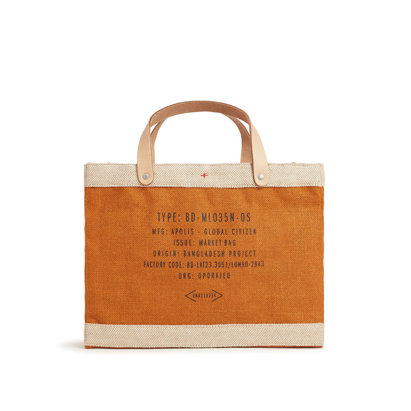 Petite Market Bag in Cognac