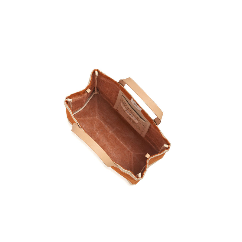 Petite Market Bag in Cognac Dachshund