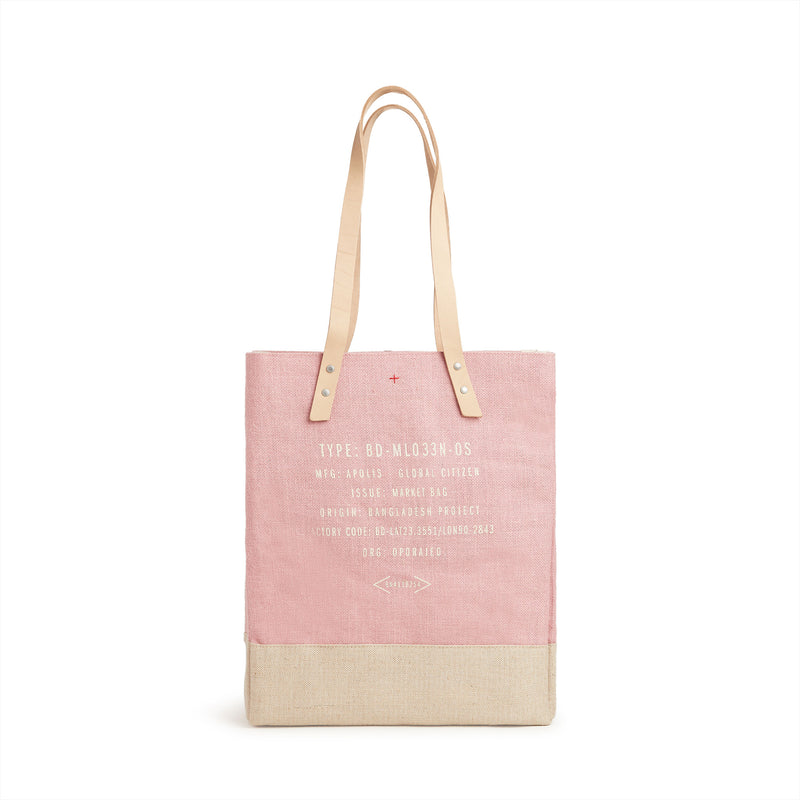 Wine Tote in Blush