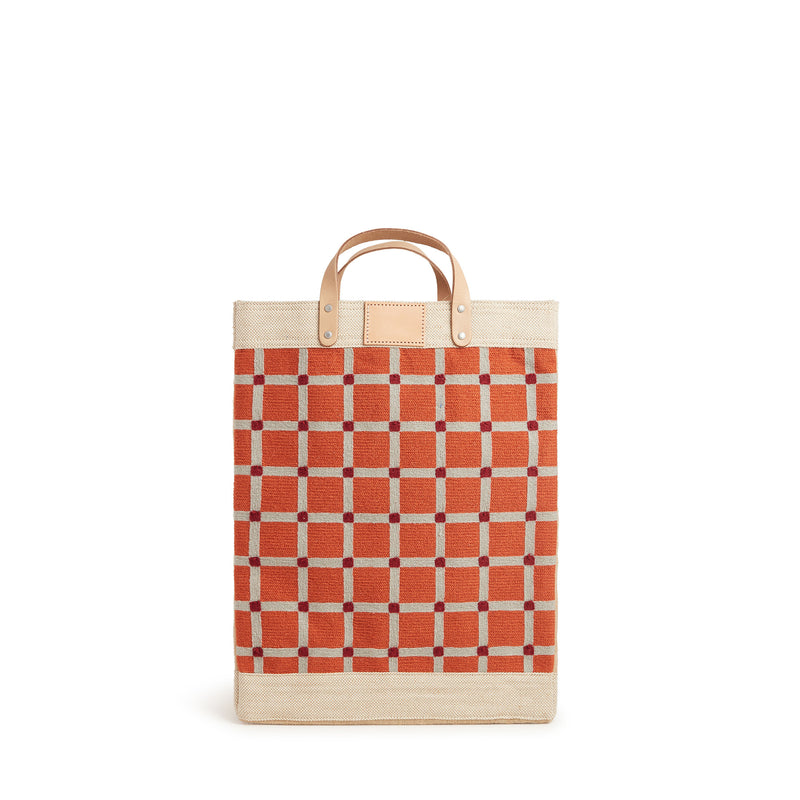 Market Bag in Chenille Window Brick