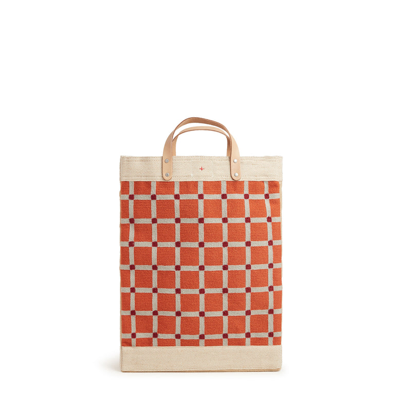 Market Bag in Chenille Window Brick