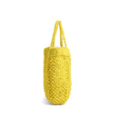 Petite Mercado Tote in Ocre — side profile showing the bag depth