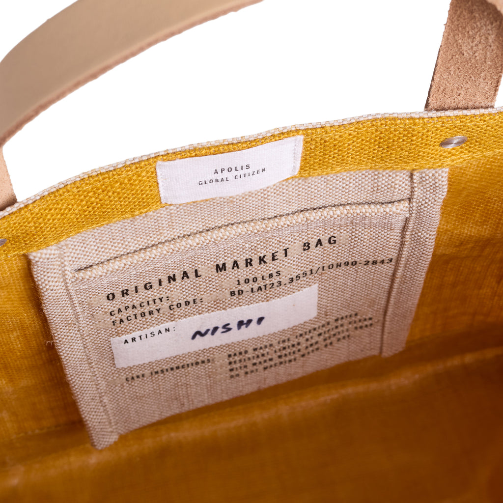 Petite Market Bag in Carrot — product photograph