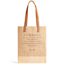 Wine Tote in Natural for Clare V. “Merci Beau Coup”