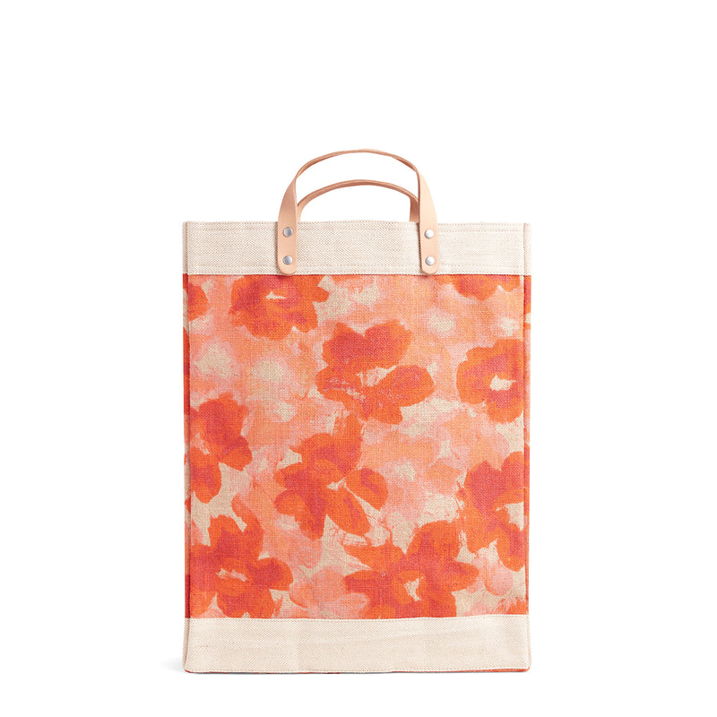 Market Bag in Bloom by Liesel Plambeck with Monogram