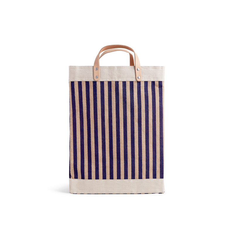 Market Bag in Navy Stripe