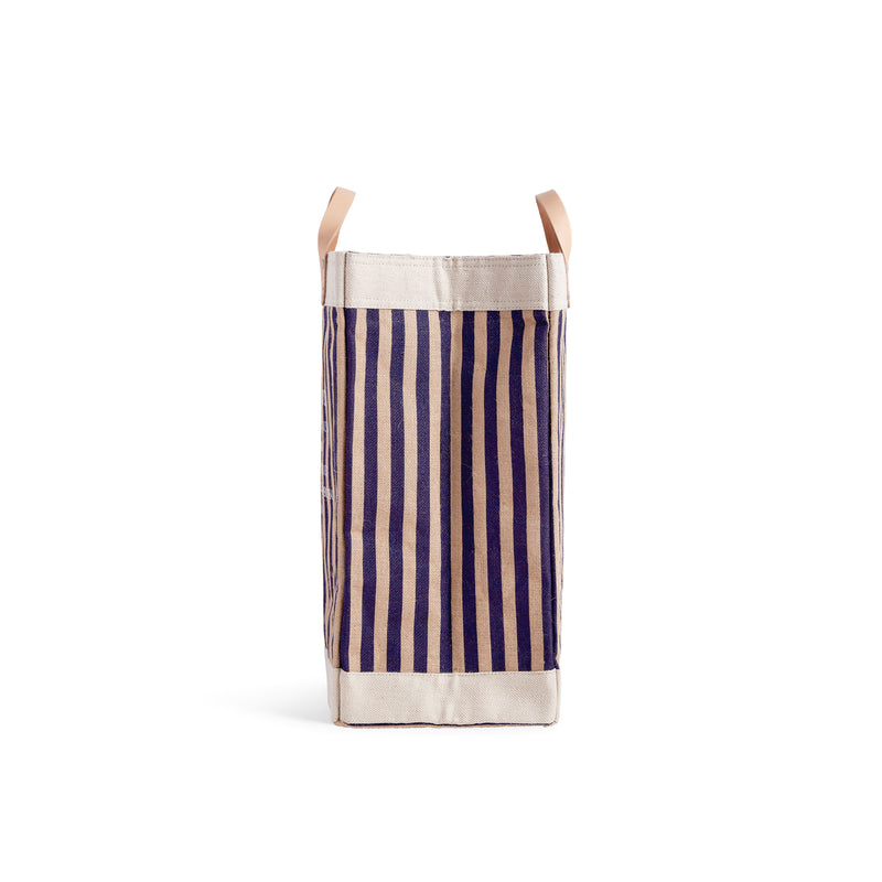 Market Bag in Navy Stripe