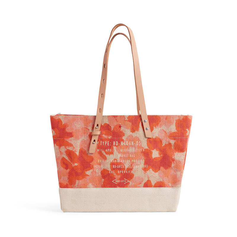 Shoulder Market Bag in Bloom by Liesel Plambeck