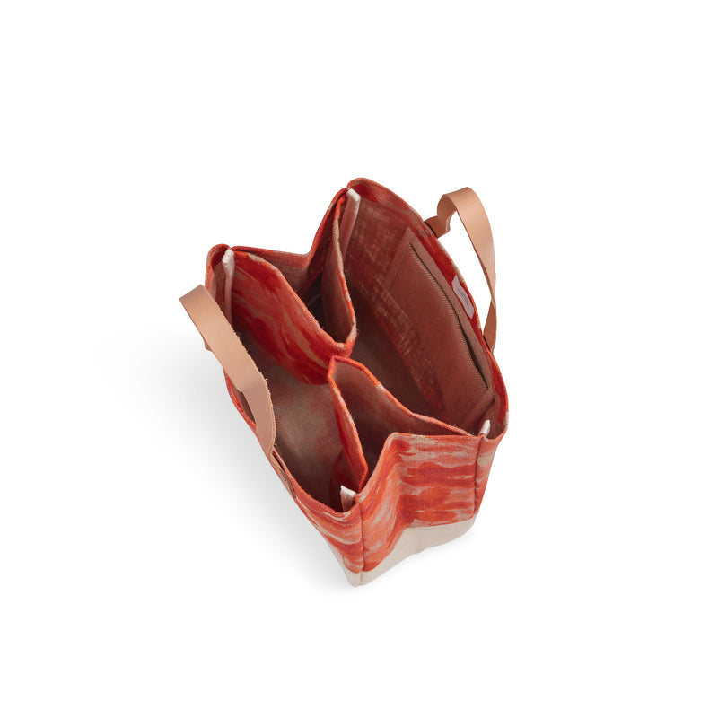 Wine Tote in Bloom by Liesel Plambeck