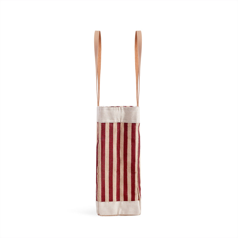 Market Tote in Red Stripe