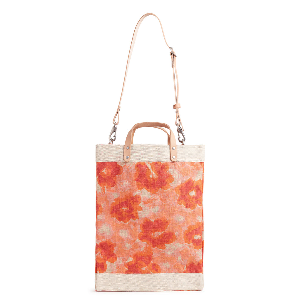 Shoulder Market Bag in Bloom by Liesel Plambeck with Monogram