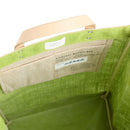 Petite Market Bag in Chartreuse with Strap