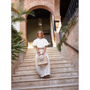 Petite Market Bag with Beaded Sardines