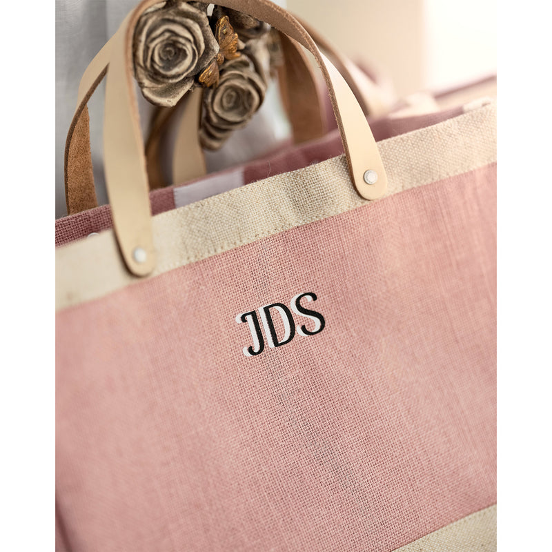 Petite Market Bag in Blush Shadow Monogram