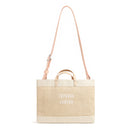 East West Bag in Natural with Strap