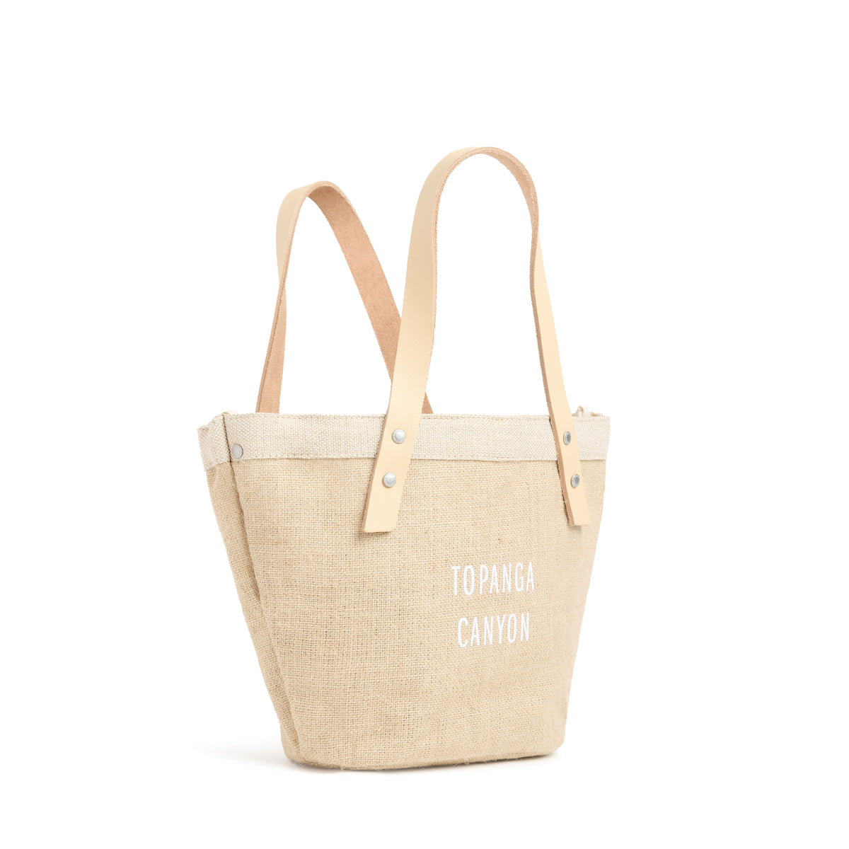 Petite Bucket Bag in Natural