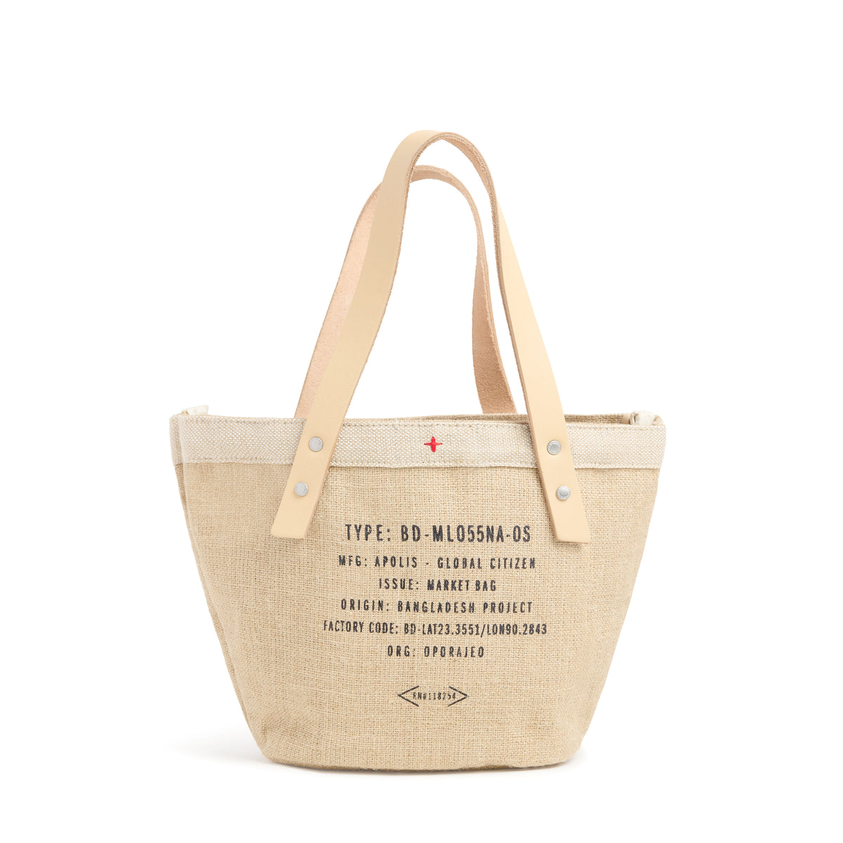 Petite Bucket Bag in Natural