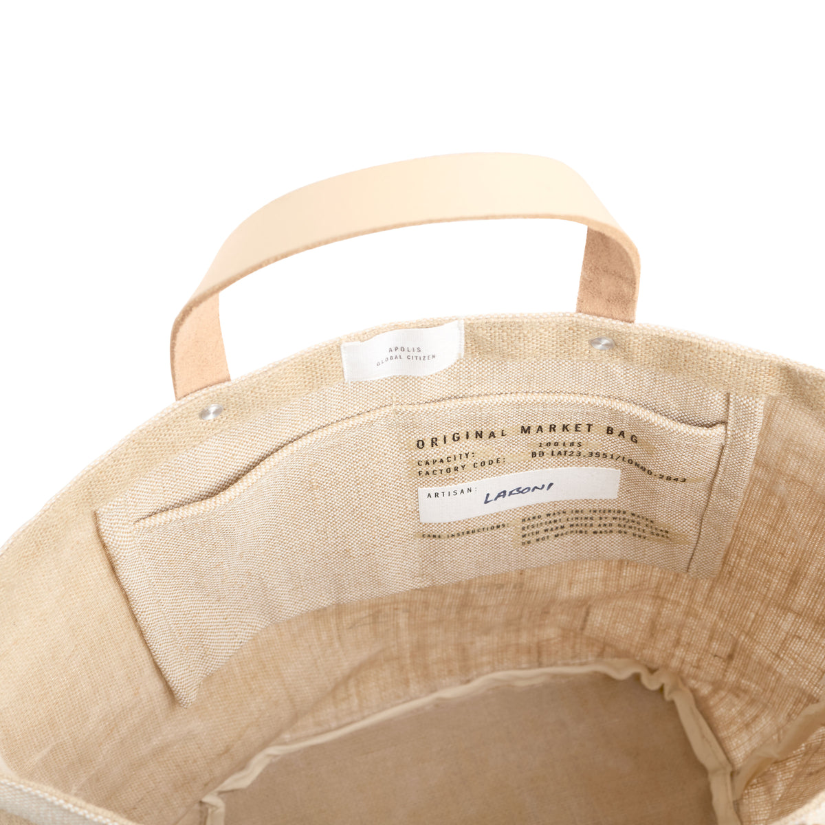Bucket Bag in Natural
