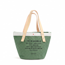Petite Bucket Bag in Field Green