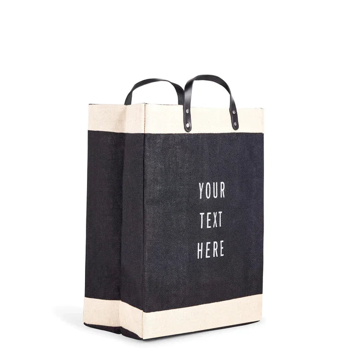 Mahjong Collection: Market Bag in Black